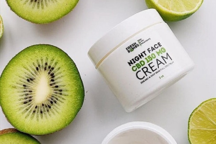 Positive effects of CBD night face cream for sale